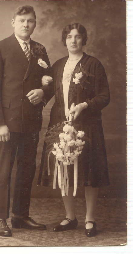  - Anna Maria Otten (1888-1952)  en echtgenoot Adriaan Scholte